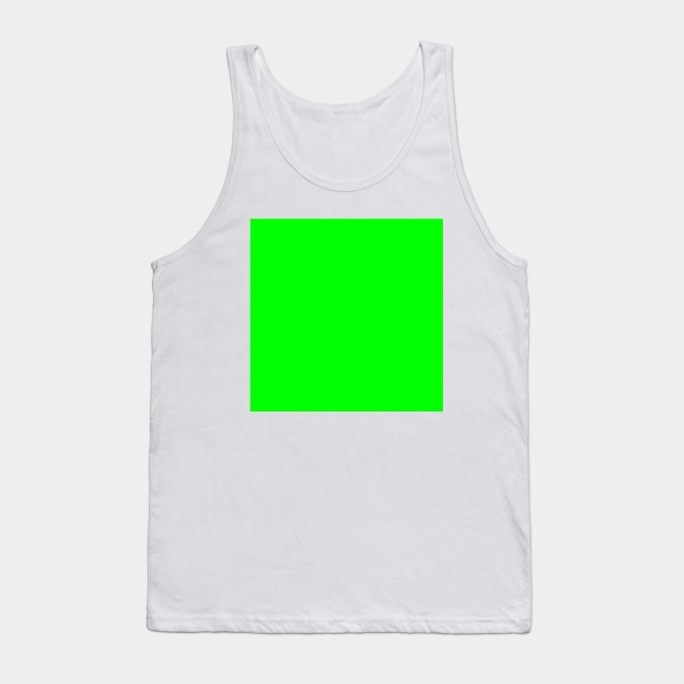 Green Screen Color Tank Top by Tilila